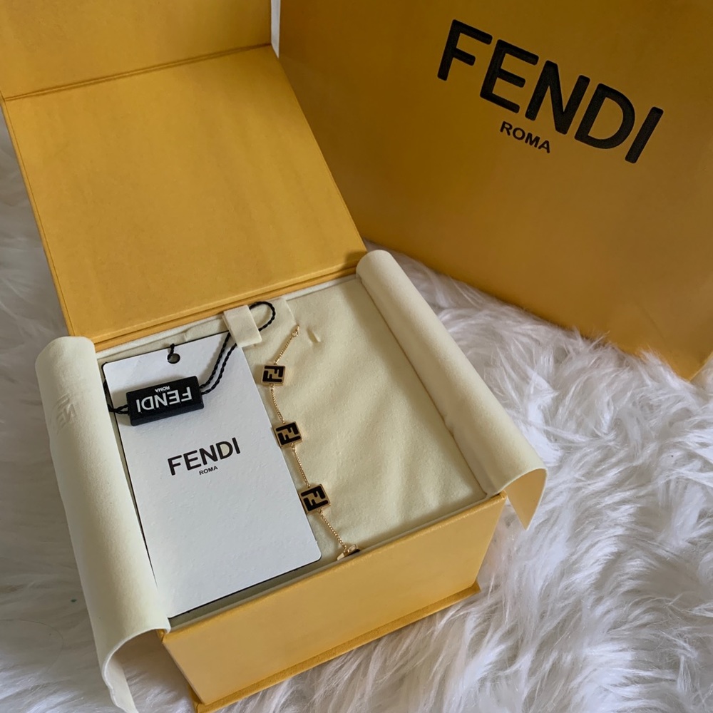 FENDI Black & Gold bracelet